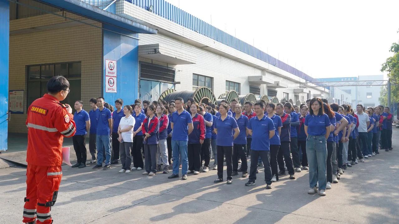 2025年湘聯(lián)電纜消防綜合演習(xí)順利舉行！