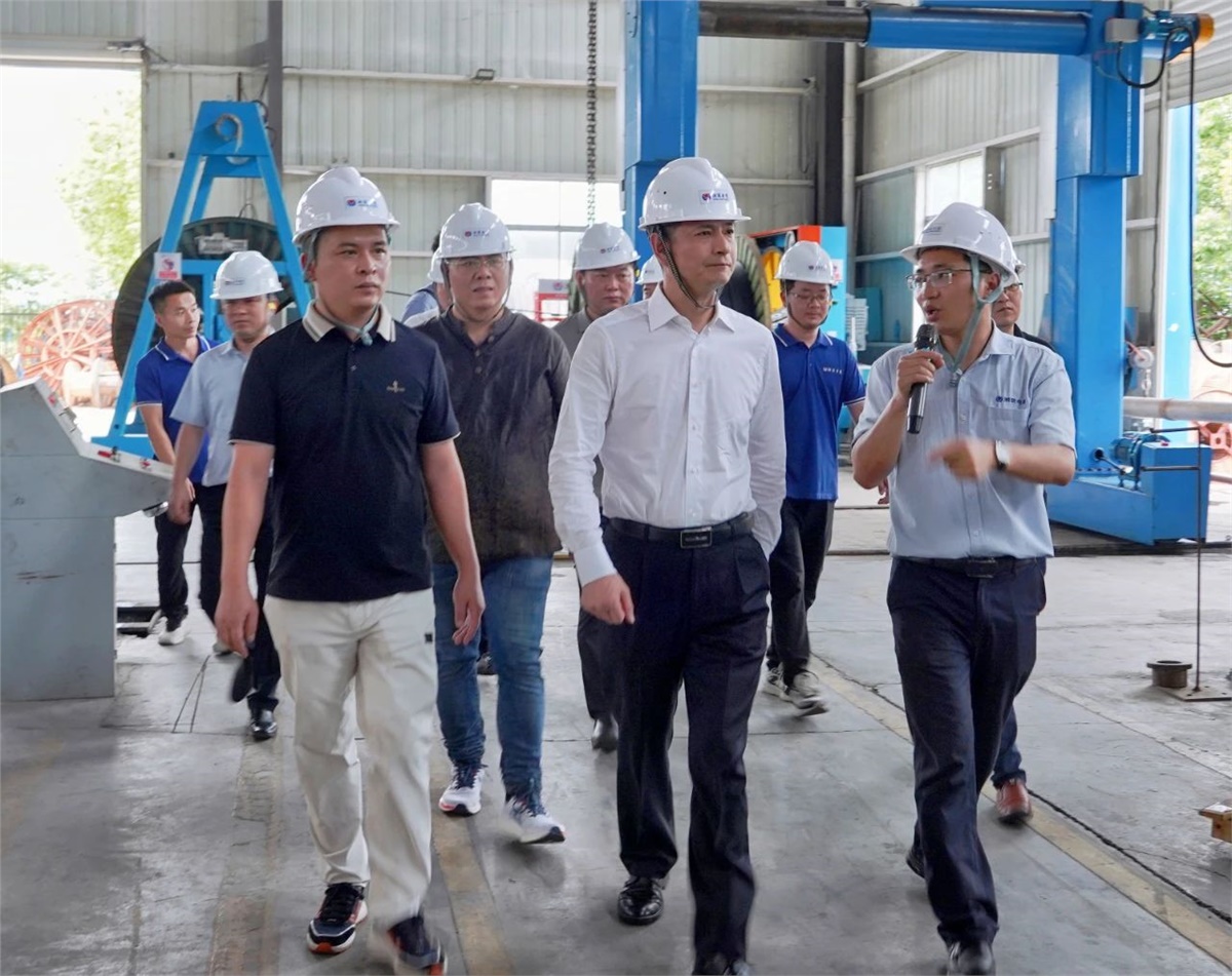 瀏陽市委副書記、市長王雄文蒞臨湘聯(lián)電纜調(diào)研指導(dǎo)！